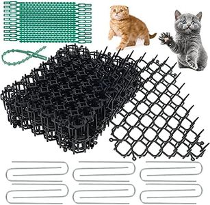 HSHGZSR Cat Deterrent Scat Spike Mat, Cat Repellent Mat, Scat Mats, Anti Cats Dog Network Digging Stopper, Digging Deterrent for Dogs Cats Fox Wild Animals