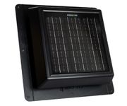 4SEASONS Solar Attic Vent Fan – 400 CFM Airflow, Up to 500 sq. ft., 12W Solar Panel, CSA A93 Certified, Polycarbonate Housing, Quiet Roof Ventilation