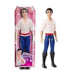 Mattel Disney Princess Prince Eric Fashion Doll in Hero Outfit from Mattel Disney Movie The Little Mermaid, Posable