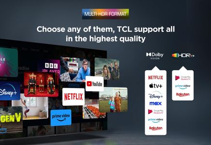 TCL 55" QLED 4K Ultra HD Google TV – Dolby Vision, HDR10+, 2025
