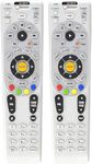 2 Pack Buck AT&T DirecTV RC66RX Programmable Universal Remote Control Replacement Compatible with R16, R22, H21, H22, H23, H24, HR21, HR22, HR23, HR24, HR34, and C31 Receiver