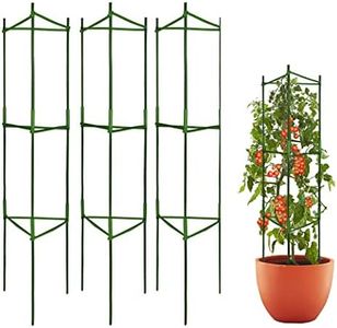 3 Packs Tomato Cages,Plant Cages Up to 48inch Garden Tomato Stakes,Multi-Functional Garden Trellis Assembled Garden Stakes Climbing Plant Support for Climbing Plants,Vegetables, Flowers,Fruits,Vine