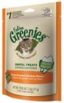 FELINE GREENIES Dental Natural Cat Treats Oven Roasted Chicken Flavor, 2.5 oz. Pouch