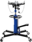 Garveetech Transmission Jack, 1322 Lbs (3/5 Ton) Capacity 33.5"- 69" High Lifting Height, 2-Stage Hydraulic Telescopic Jack, Floor Jack Stand Heavy Duty with Foot Pedal and 360° Swivel Wheel, Blue
