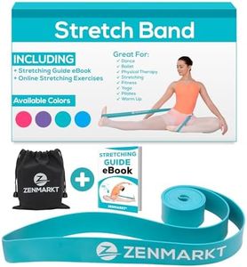 Ballet Stretch Band for Girls - Exercise Bands for Dance, Ballet, Gymnastics, Cheerleading, Pilates Training Stretching Band Dance Stretch Bands for Flexibility Ballet Barre E-Book (Teal)