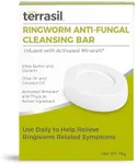 terrasil Ringworm Soap for Ringworm Symptoms - Soothing Care & Relief of Itchy, Sore Skin - Natural, Dermatologist Tested & Hypoallergenic Approved, Antifungal Cleansing Soap for Adults & Kids (75g)