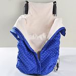 Winter Wheelchair Blanket for Adult, Thicken Fleece Lining Waterproof Wheelchair Cozy Cover Universal Fit for Manual and Powered Wheelchairs - Machine Washable