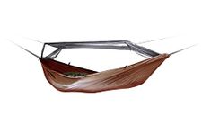 DD Hammocks Travel Hammock/Bivi - Insect Proof Ground Camping Multipurpose Hammock With Waterproof Floor And Mosquito Net Coyote Brown