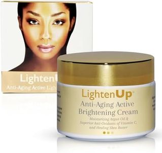 LightenUp Anti-Aging, Skin Brightening Cream - 4.4 fl oz / 100 ml - with Argan Oil and Shea Butter