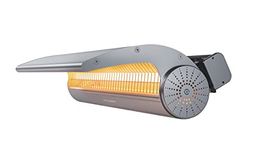 DIMPLEX DSH20W Indoor/Outdoor Electric Infrared, 240V 2000W Patio Heater, Stainless Steel, grey