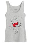 Disney Women's Wodwinitk010 Tank Top, Melange Grey, L