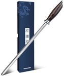 HOSHANHO Honing Rod,12 Inch Professional Kitchen Knife Sharpener Rod, Japanese High Carbon Knife Sharpening Steel with Ergonomic Pakkawood Handle, Ideal for All Chef Knives