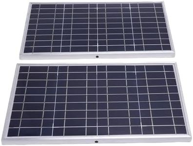 200W 12V Solar Panel Starter Kit, 2 * 100 Watt Monocrystalline Solar Panel, Charge Controller, Adaptor Kit, Battery Clip, for RV, Boats, Marine, Off Grid System