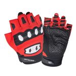 Seibertron Dirtclaw Unisex BMX MX ATV MTB Road Racing Mountain Bike Bicycle Cycling Off-Road/Dirt Bike Gel Padded Anti - Slip Palm Fingerless Gloves Motorcycle Motocross Sports Gloves Red XS