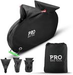 PRO BIKE TOOL Bike Cover for Outdoor Bike Storage - Stationary XL for 2 Bikes - Heavy Duty Riptstop Material, Waterproof and Anti-UV - Bicycle Cover Protection for Mountain & Road Bikes, Bike Tent
