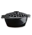 Plow & Hearth 33884-BK Steamer, 12.01 x 9.69 x 5.2 inches, Black