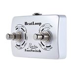 Walmeck Rowin BeatLoop Dual Footswitch Foot Switch Pedal for Rowin BEAT LOOP Recording Effect Pedal with 6.35mm Cable