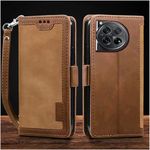 Excelsior Premium PU Leather Wallet flip case Cover with | Card and Cash Slot | 360 Full Body Protection for Oneplus 12 (Coffee)