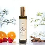 PRISTINE Swiss Château/Inspired by World Class Hotel Linen & Room Spray Air Freshener, Made With Essential Oils, Other Chosen Ingredients, Tangerine, Raspberry, Cedarwood Scent, 100ml Pillow Spray