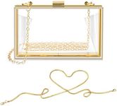 Women's Clear Purse, Acrylic Clear 