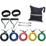 Resistance Bands Set | Exercise Bands | Home Gym Fitness Equipment | Workout Bands | Exercise Equipment for Pilates Yoga Core Training