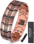 Feraco Copper Bracelet for Men, 3X 