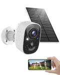 MaxiViz Solar Security Camera Wireless Outdoor, 2K Cameras for Home Security Outside with AI Motion Detection, Color Night Vision, Two-Way Talk, IP66 Weatherproof, 2.4GHz Wi-Fi, Cloud/SD Storage