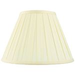 National Lighting Decorative Tapered Table/Floor Lampshade - 18-Inch Empire Drum Lamp Light Shade in Cream Fabric - 40W E14/B22 Candle Incandescent or LED (Not Included)