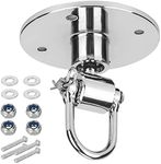 Speed Bag Swivels - Stainless Steel Speedbag Swivel - Boxing Swivel with 360° Ball Bearing - Complete Speed Bag Mount Hardware Kit - Easy Setup On Hanging Punching Speed Bag Platform Stand