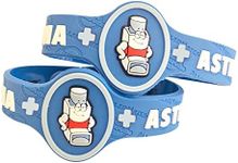 Autism Bracelet for Kids, Medical Wristband for Autistic Kids - Colorful Blue Autism Awareness Bracelet for Kids - Latex Free, Adjustable Autism Wristband for Kids Ages 2+ (2 Pack"Puzzles")