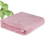 HEELIUM Bamboo Bath Towel | Lightweight & Quick Drying | Ultra Absorbent Towel | 140 x 70 cm - 400 GSM | Pack of 1 - Peach