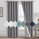 H.Versailtex 100% Grey Curtains for