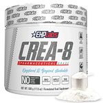 EHP Labs CREA-8 Creatine Monohydrate Powder - Creatine Powder for Building Lean Muscle Mass, Improves Strength & Power, Supports Brain Health - 100 Servings (500g)