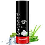 Mancode Shaving Foam for Men, Shaving Foam with Aloe Vera & Moisturizing, Easy to Apply and Rinse Off, Suitable for All Skin Types, Best Shaving Foam for Men, Perfect Shave Every Time (500 Ml)