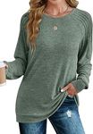 Saloogoe Sweatshirts for Women Long