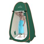 Your Choice Oversized 6.89FT Pop Up Privacy Tent - Camping Shower Changing Tent, Portable Bathroom Toilet Room - Color Dark Green