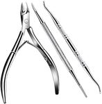 Teenitor Pedicure Tools for Feet, Ingrown Toenail Removal Kit, Surgical Stainless Steel Ingrown Toenail Clippers, Ingrown Toenail File and Lifters, Ingrown Toenail Treatment, Pedicure Kit