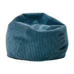 Factory Direct Partners 30" Soft, Plush Corduroy Bean Bag Chair, Furniture for Kid's Bedroom, Playroom, Rec Room; Perfect for Reading or Relaxing; Complete, Filled and Ready to Use - Teal, 14623-TL