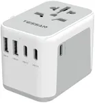 TESSAN Universal Travel Adapter, In