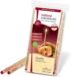 24 pcs (12 pairs) BIOSUN traditional ear candles - made in Germany - magical scent of honey, sage and camomile - patented security filter