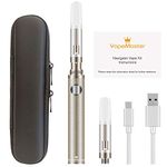 New Generation Premium E-Cigarette Starter Kit VapeMaster Navigator Vape Pen for E-Liquid & CBD Hemp Oil | Ceramic Coil Technology | Pyrex Glass eCig Cartridge | Pure Vapor - No Nicotine