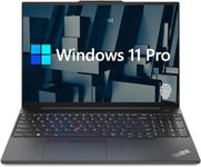 Lenovo ThinkPad E16 Business Laptop, 16" WUXGA Display, AMD Ryzen 7 7730U, 24GB RAM, 1TB PCIe SSD, Webcam, HDMI, RJ-45, Fingerprint Reader, Wi-Fi 6, Windows 11 Pro, Black