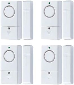 Door Alarm Sensor, Alarm for Doors When Opening, 120DB Window Door Alarm, Door Alarms for Kids Safety, 4 Pack Pool Alarms for Doors Entry Sensor Burglar Alert for Home Security Kids