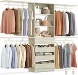 Aheaplus Closet System with 4 Drawe