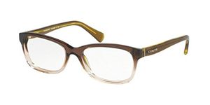 Coach HC6089 Eyeglasses 5400 Olive Brown Gradient/Olive 49-16-135