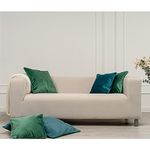 FMCTL Klippan Loveseat Cover Replacement for IKEA Klippan Loveseat Cover, Klippan Couch Cover,Klippan Sofa Cover Only!(Peal Beige)
