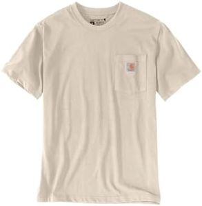 Carhartt Relaxed Fit Heavyweight Short-Sleeve K87 Pocket T-Shirt Camiseta Work Utility, Blanco, XL Hombres