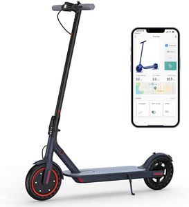 MAXSHOT Electric Scooter for Adults, 8.5"/10" Tires, 19/22Mph, 350W/500W Motor, 21-28 Miles Range, Folding E-Scooter with Dual Suspension and Braking System, App Control(V1/SPRO/MAX) (V1L-7.8Ah-350W)