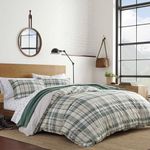 Eddie Bauer Timbers Plaid Comforter Set, Full/Queen, Green