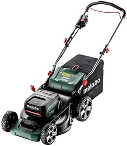 Akku-Rasenmäher RM 36-18 LTX BL 46 – 601606650 – 18 V – Akku-Rasenmäher mit Mulchfunktion – Für Gärten mit bis zu 800 m² – Inkl. 2 Akkus und Ladegeräte